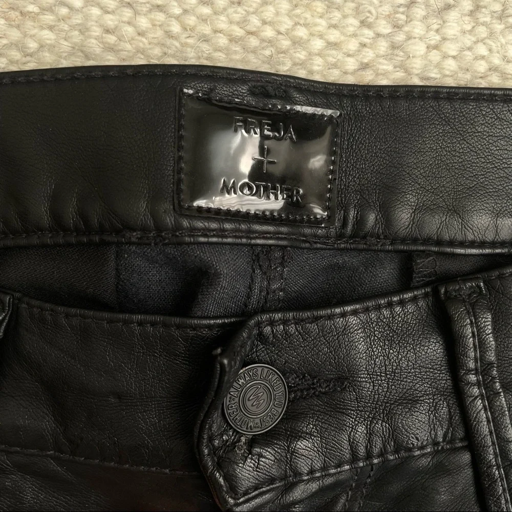 Mother Faux Leather Pants - Picture 4 of 6